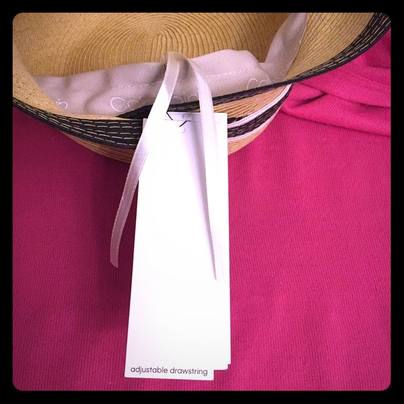 ONLY 1! Calvin Klein Straw Sun Hat - Picture 11 of 13